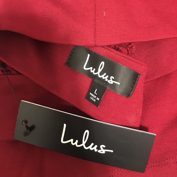 Red lulus 2 piece dress - Picture 4 of 5